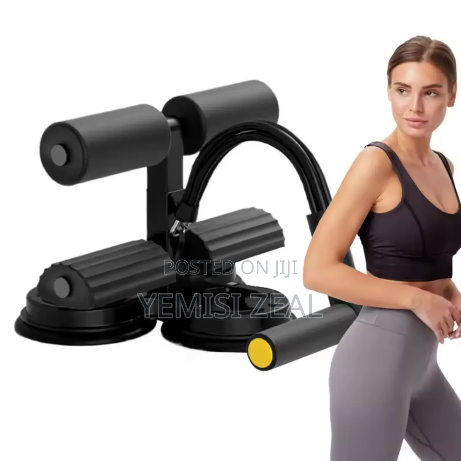 Sunction Sit Up Bar With Resistance Rope