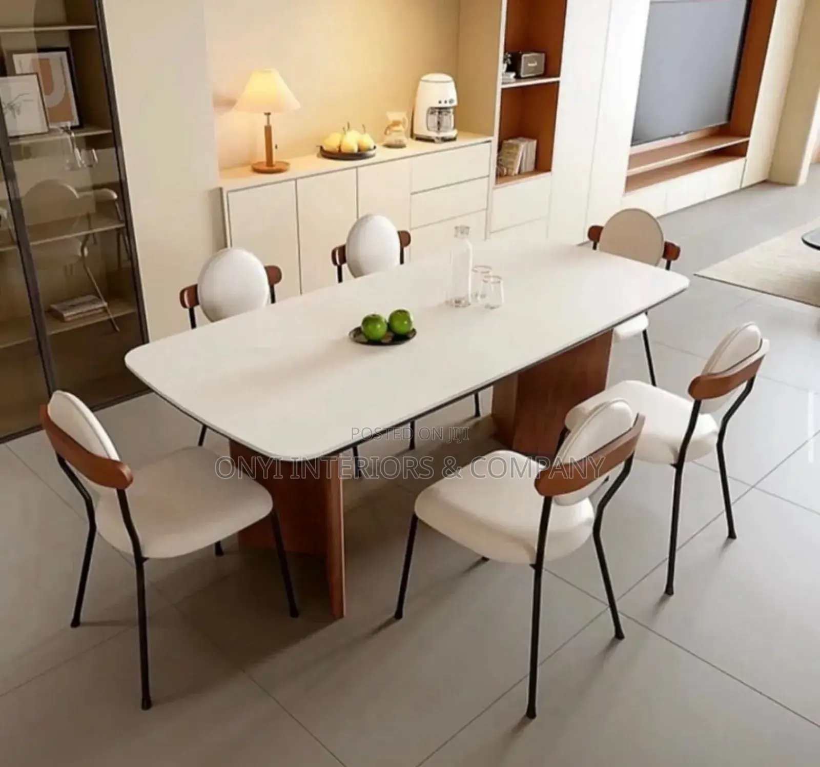 6 Seater New Modem Dining Table With 6 Chairs
