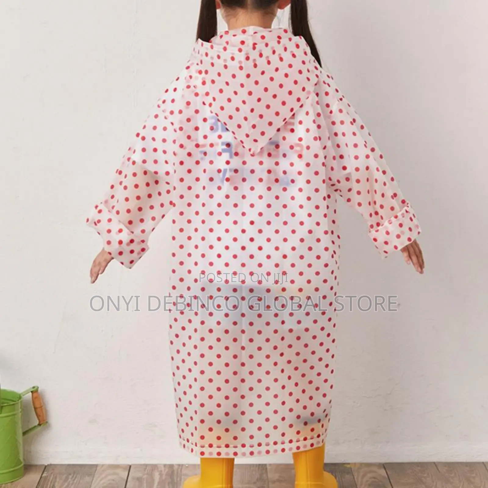 Dots Thicken Waterproof Children Rain Coat For Kids