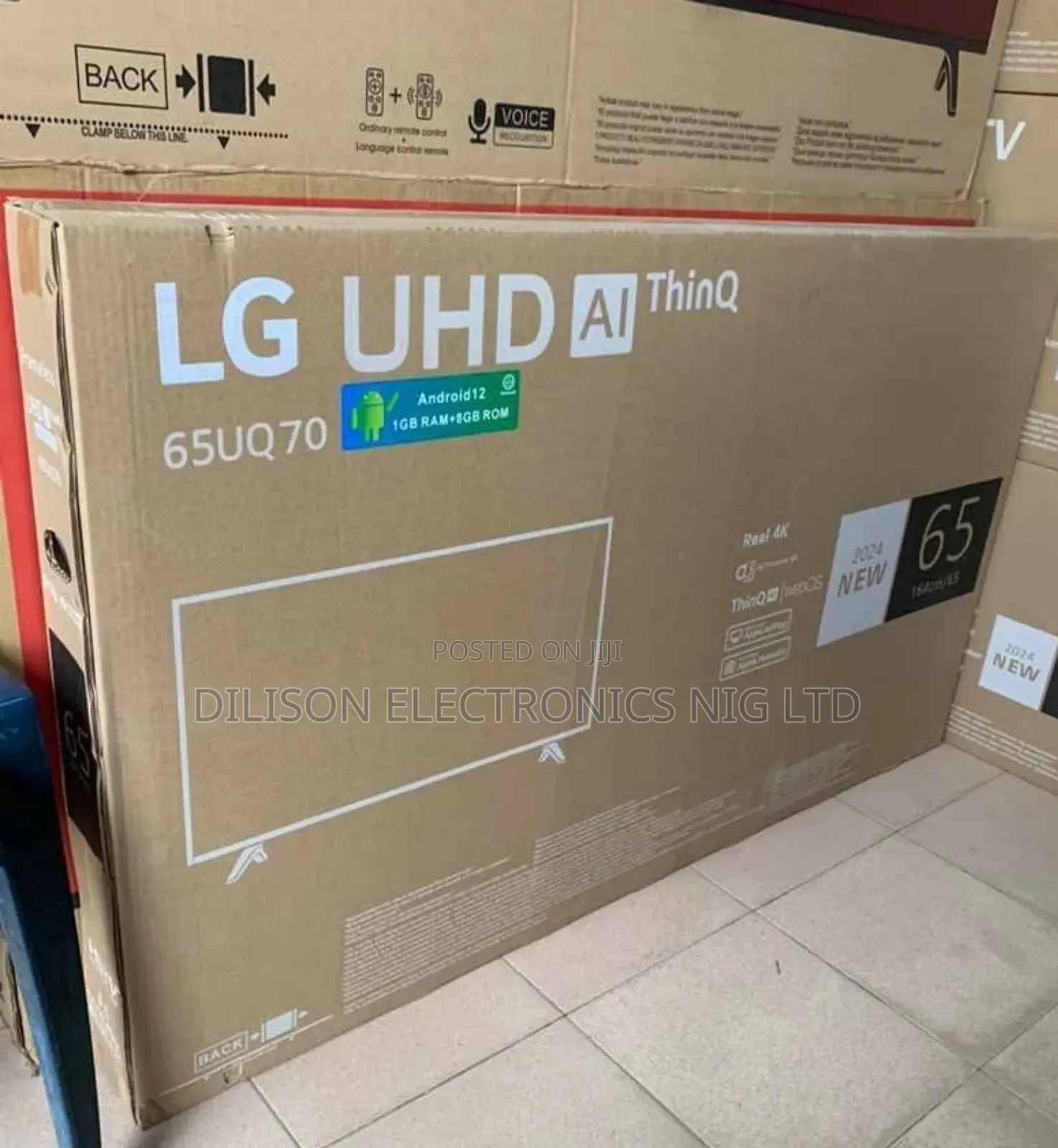 Brand New 65 Android Smart With Bluetooth, Netflix Youtube