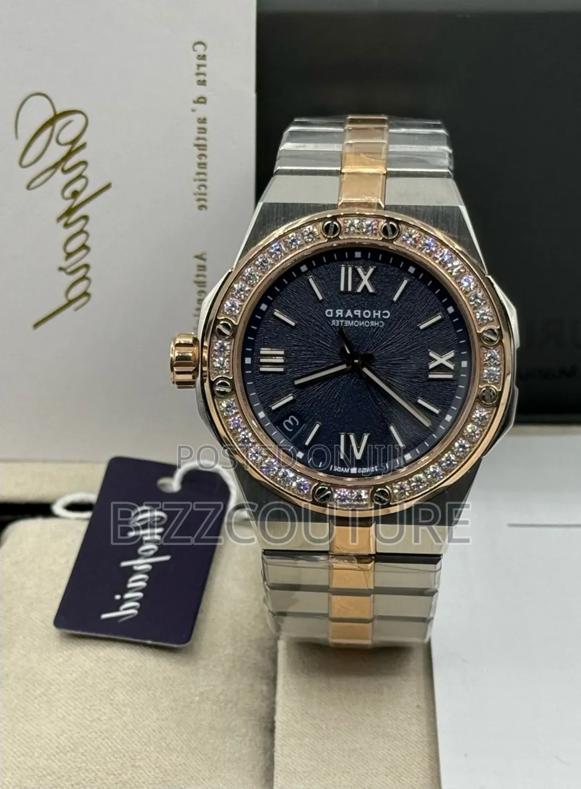 Original Chopard Two-Tone Stainless Steel Bracelet Watch