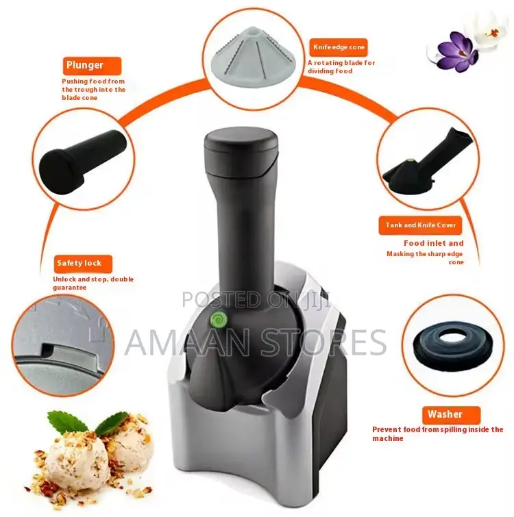 Electric Automatic Ice Cream Frozen Dessert Maker