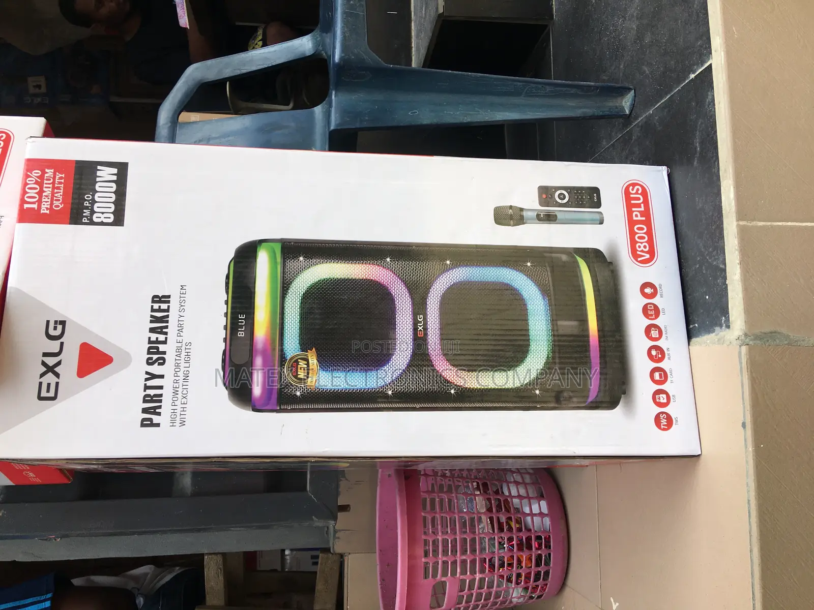 High Power Portable Party System With Exciting Lights