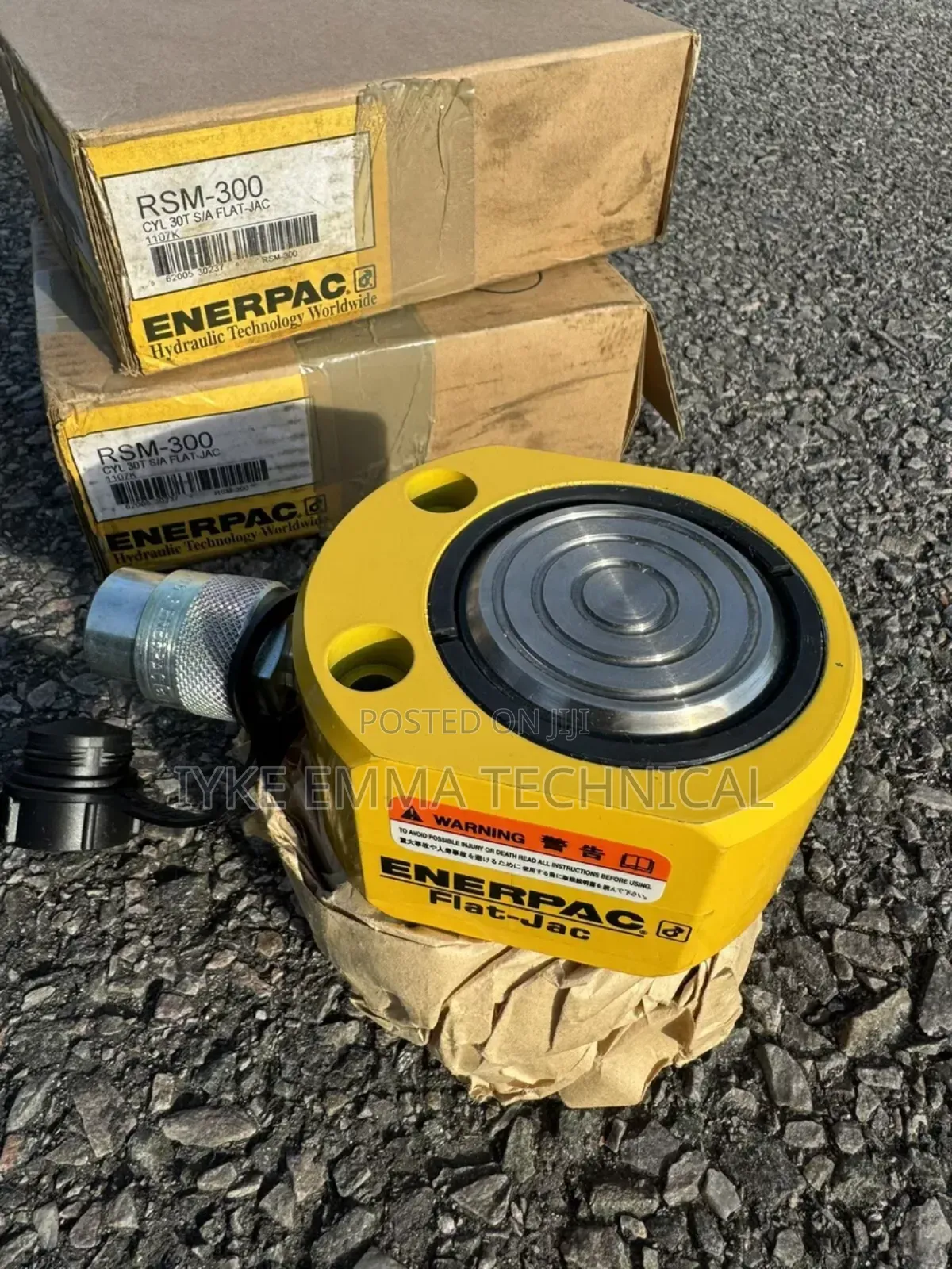 Enerpac RSM-300 Hydraulic Cylinder Jack 30 Ton Flat Jac