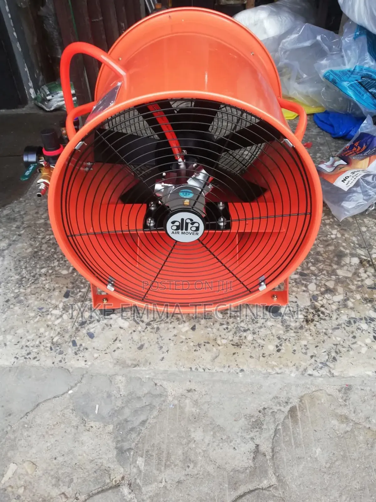 16" Alfa Air Mover Pnunmatic Portable Ventilation Fan