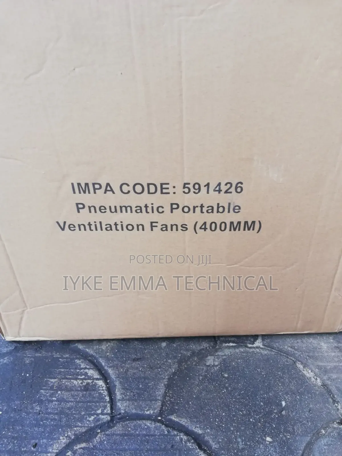 16" Alfa Air Mover Pnunmatic Portable Ventilation Fan