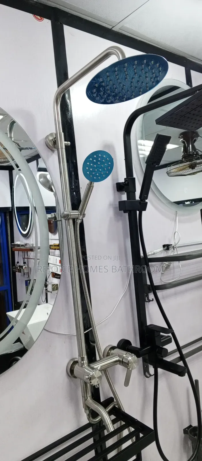 Luxury Stainless Steel Shower System With Dual Shower Heads
