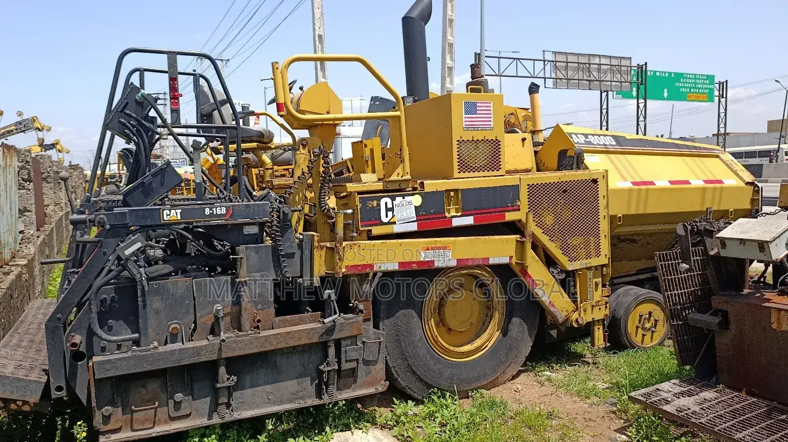 Caterpillar Ap 800d Wheels Asphalt Pavers Machine