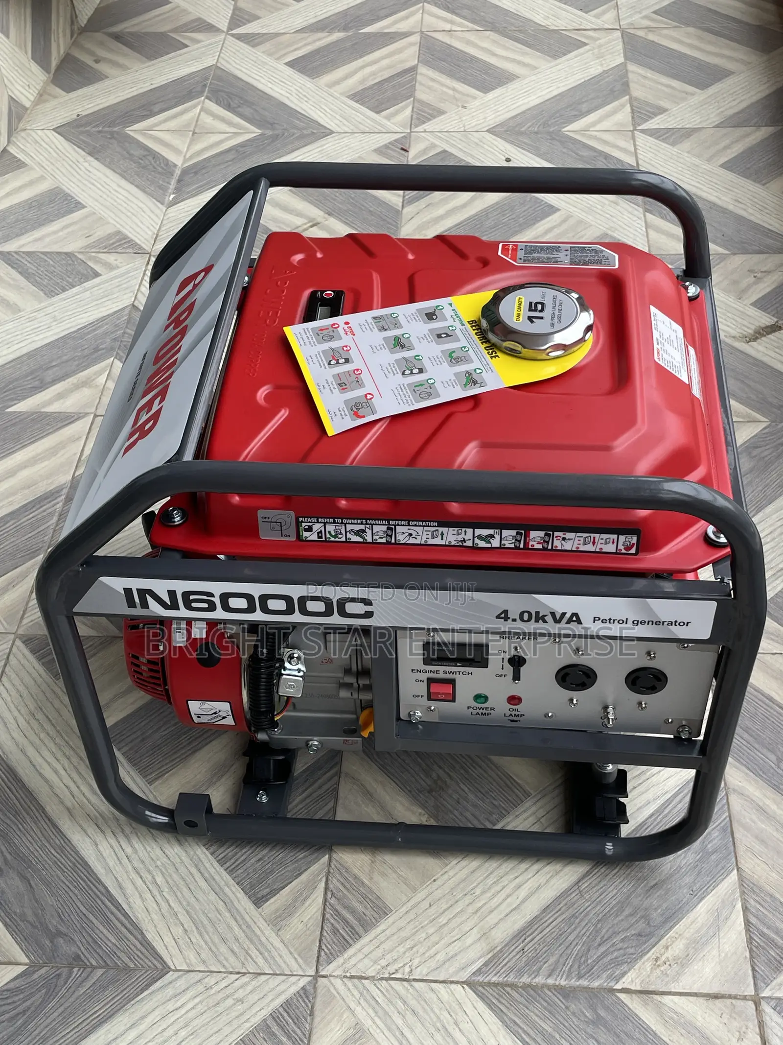 Ipower 5.5kva Key Petrol Generator 100%Copper Wire
