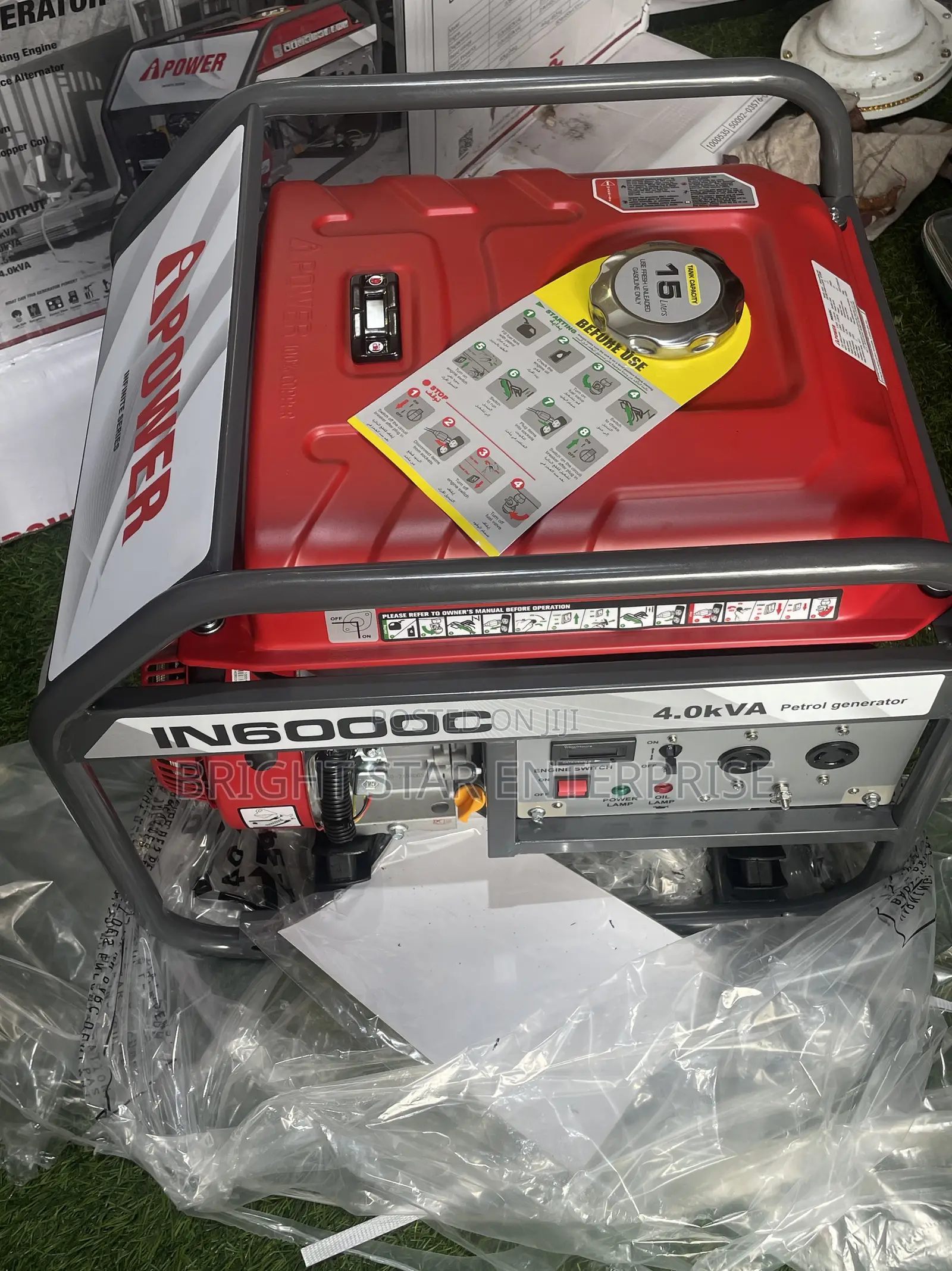 Ipower 5.5kva Key Petrol Generator 100%Copper Wire