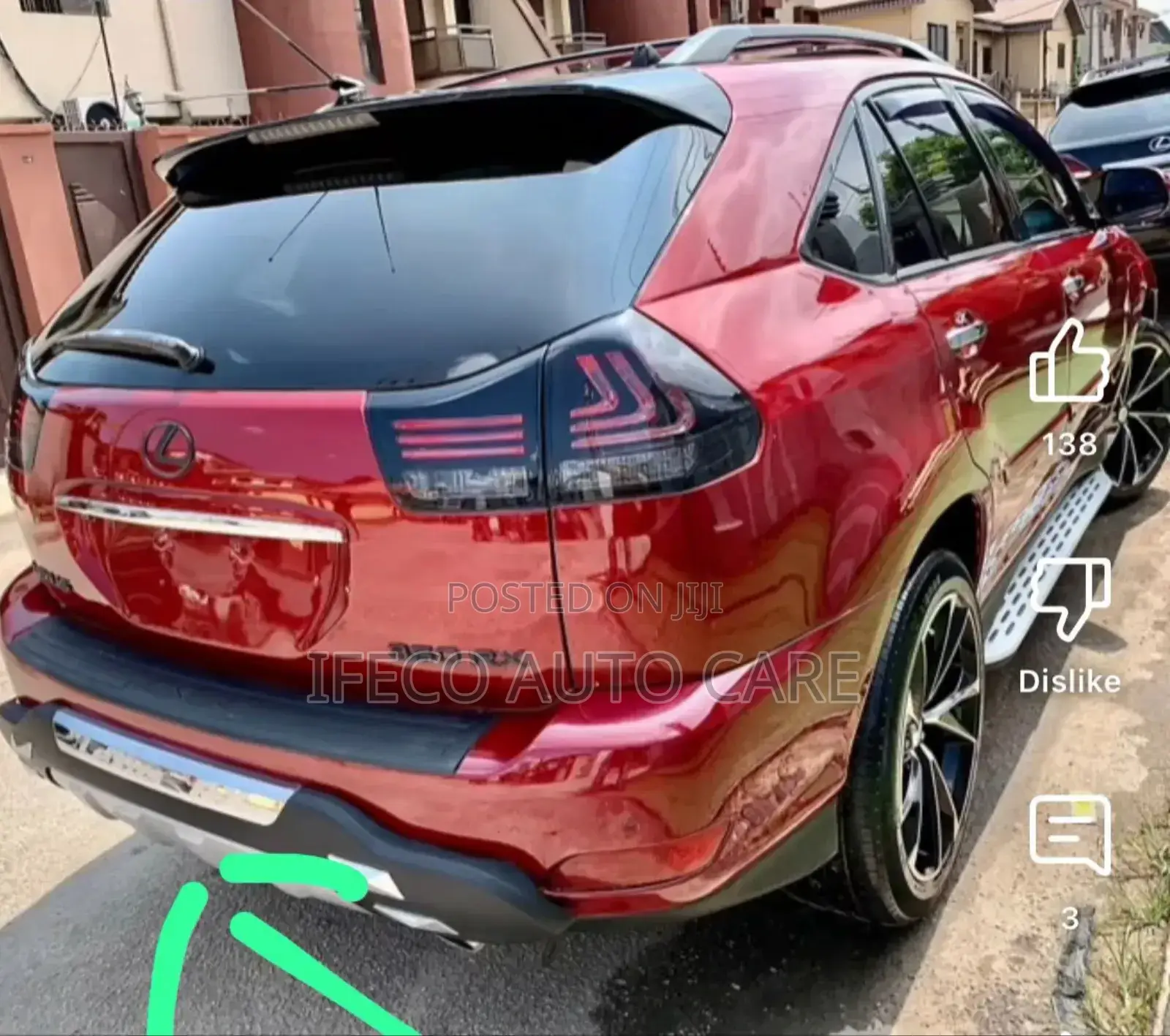 Front and Back Bumper Spoiler for Rx 330 350