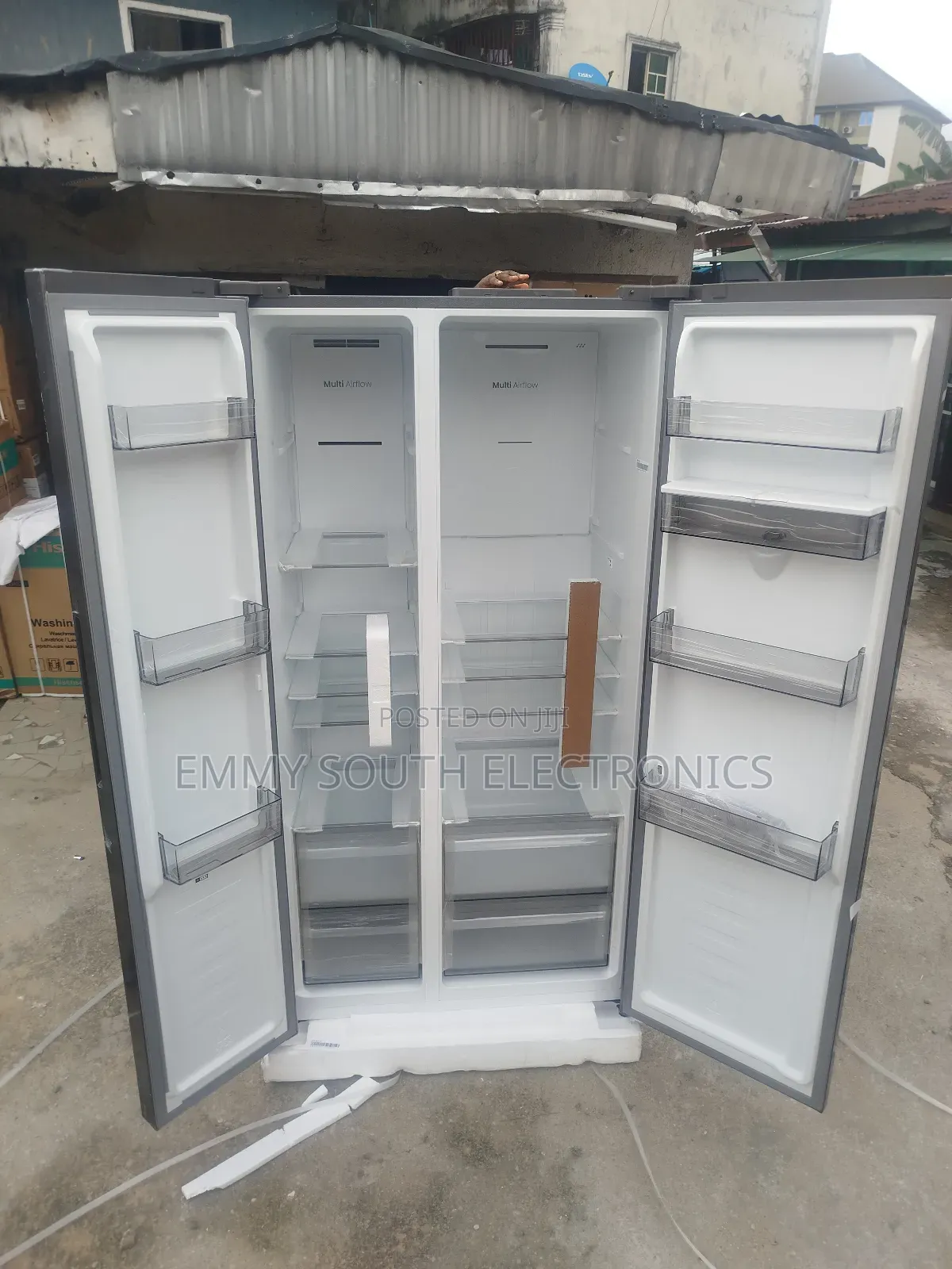 Hisense Inverter Side by Side Fridge With Water Dispenser