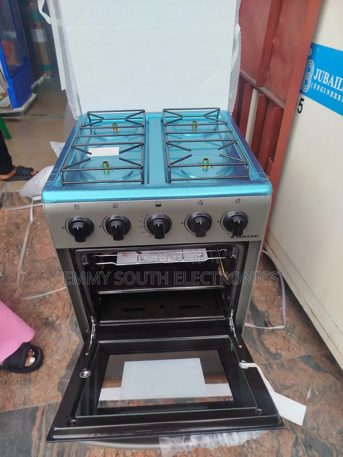 Tamashi 4 Burner All Gas Standing Cooker
