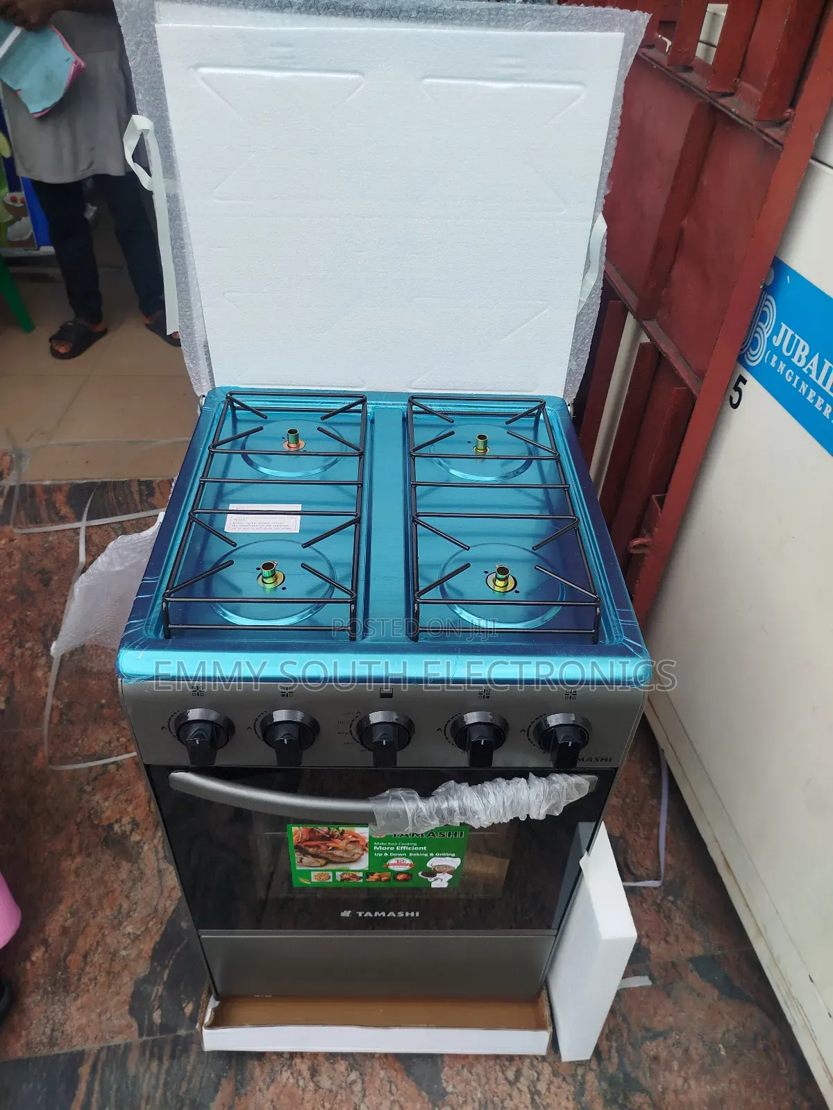 Tamashi 4 Burner All Gas Standing Cooker