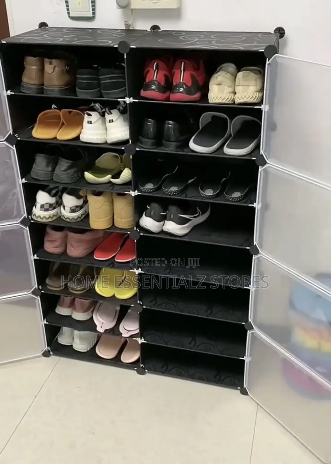 Shoes Rack With Cover - Dust Proof Shoes Organizer