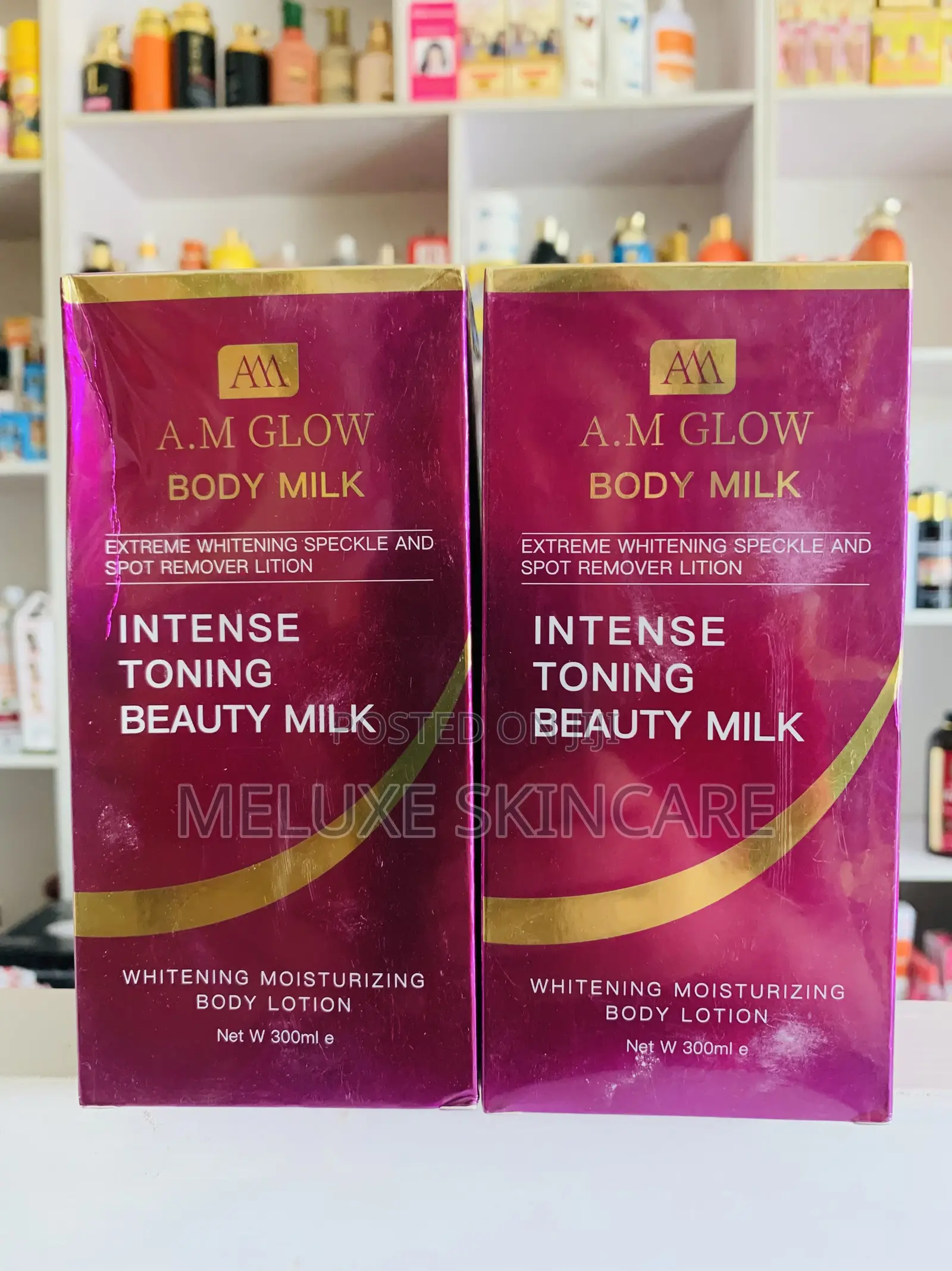 A.M Glow Intense Toning Body Milk