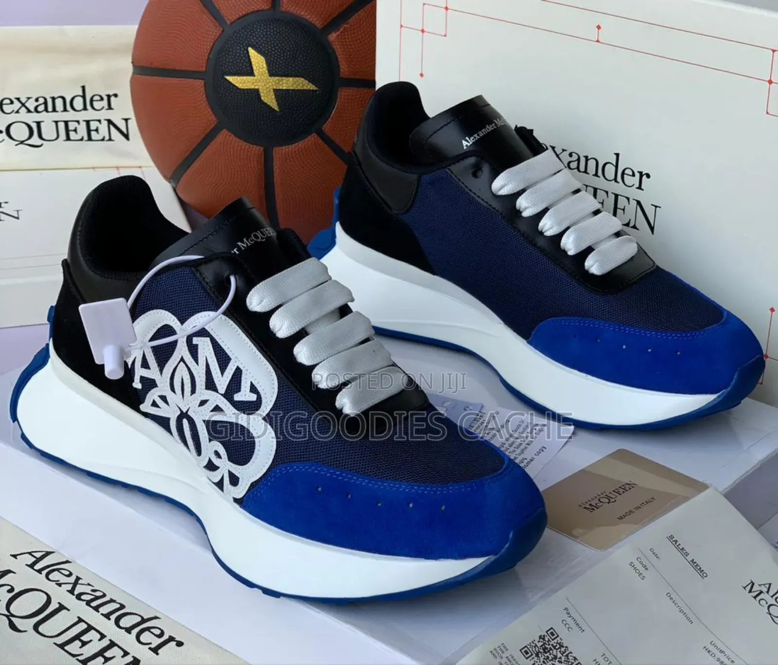 Alexander McQueen Trimmed Shell Lace-Up Sneakers