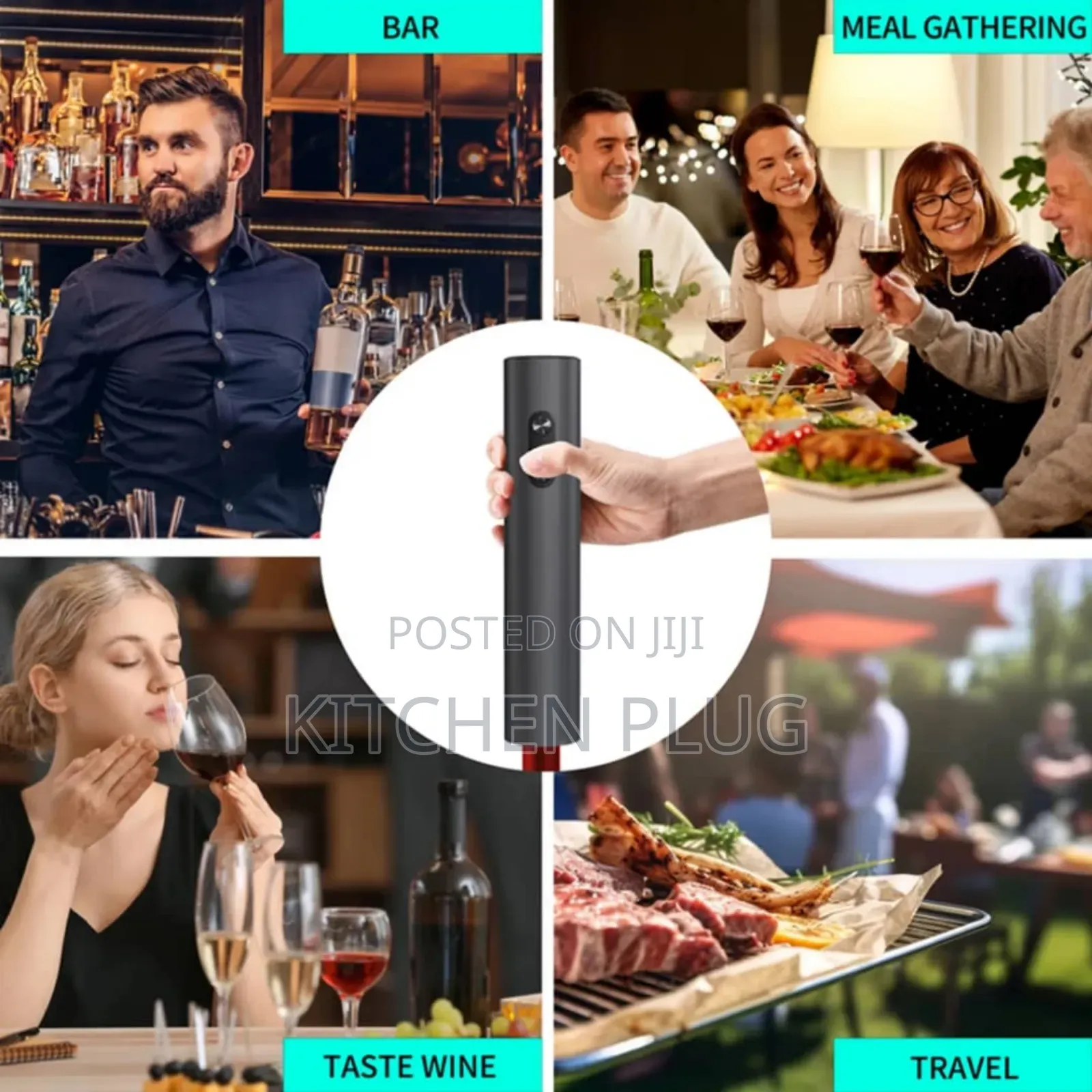 Electric Wine Opener Set