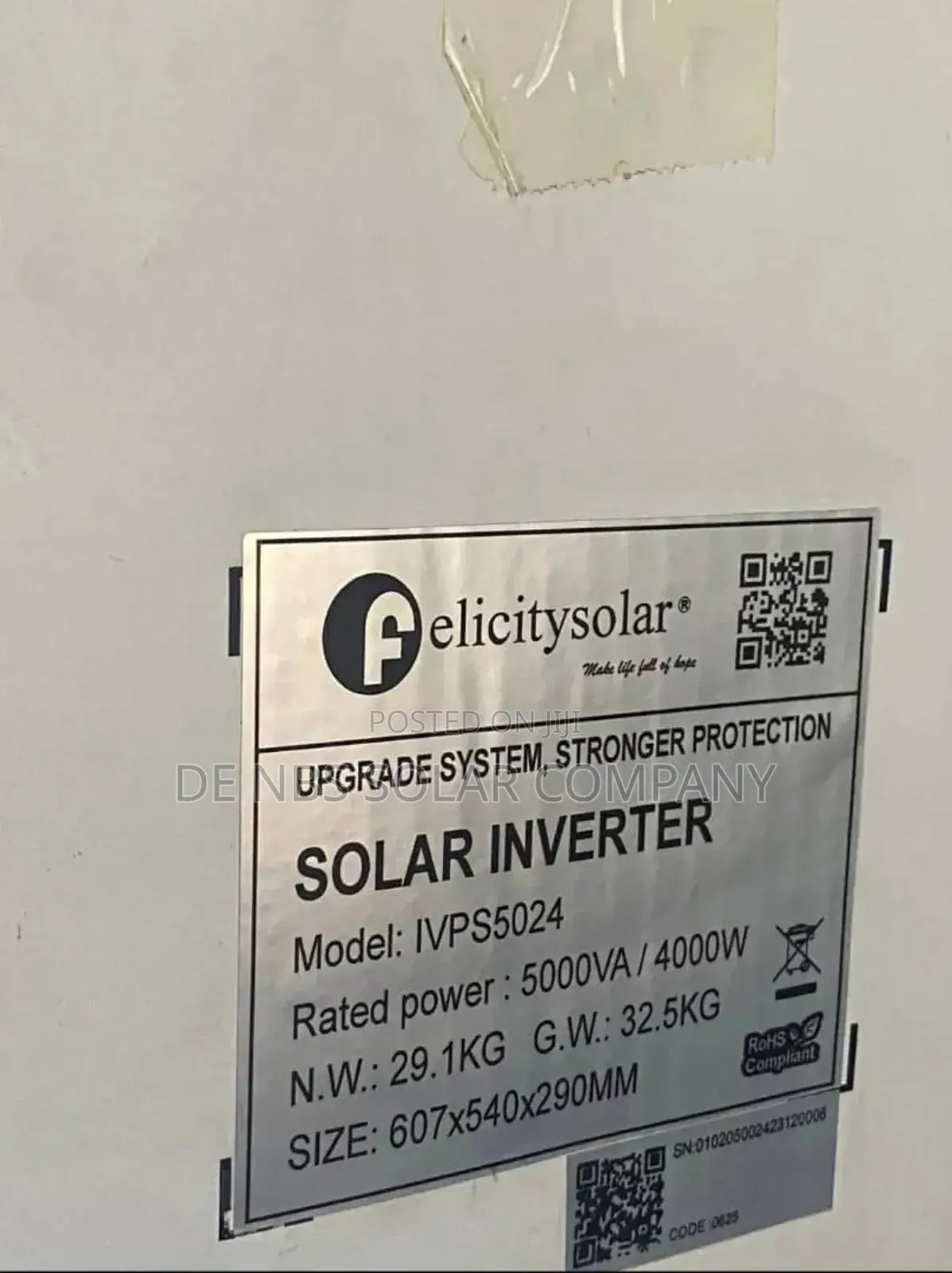 5kva 24v Felicity Pure Sine Wave Solar Inverter