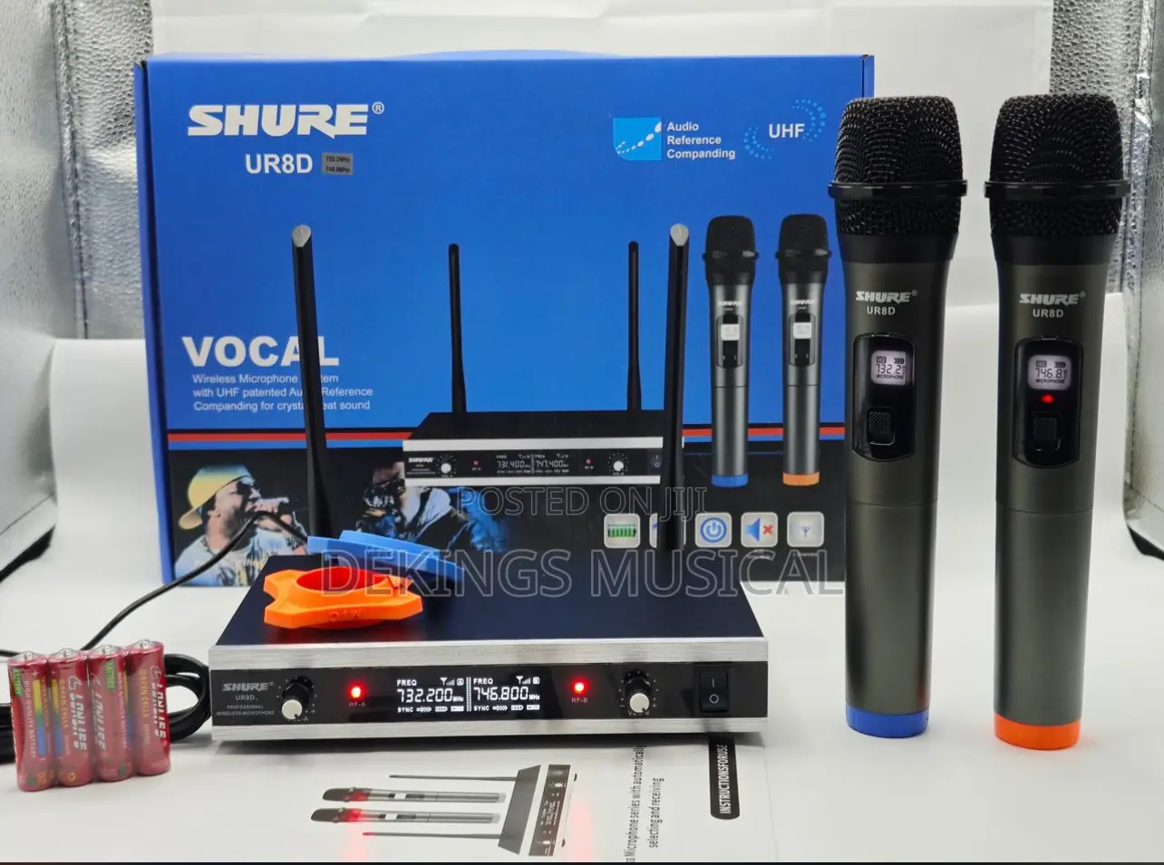 Shure Ur8d Double Handle Wireless Microphone