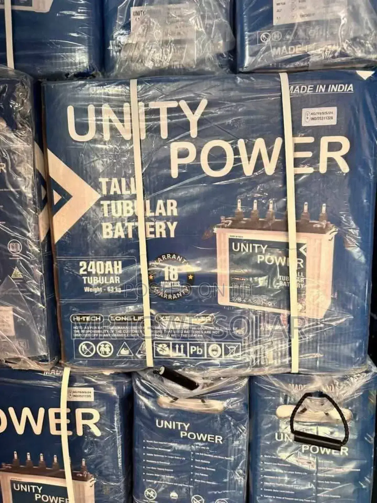 Unity Power 240ah Tall Tubular Battery