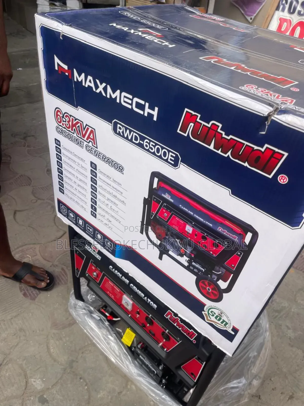 6.3kva Maxmech Generator  Copper With Warranty