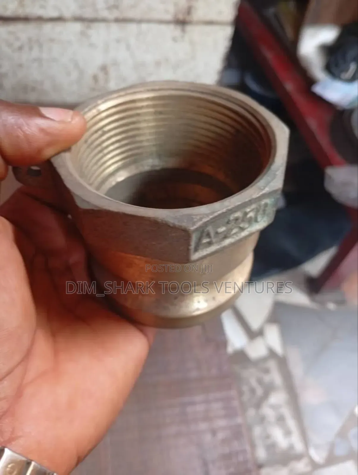 Brass Fire Hose Adapter 2.5-Inch 250 Model