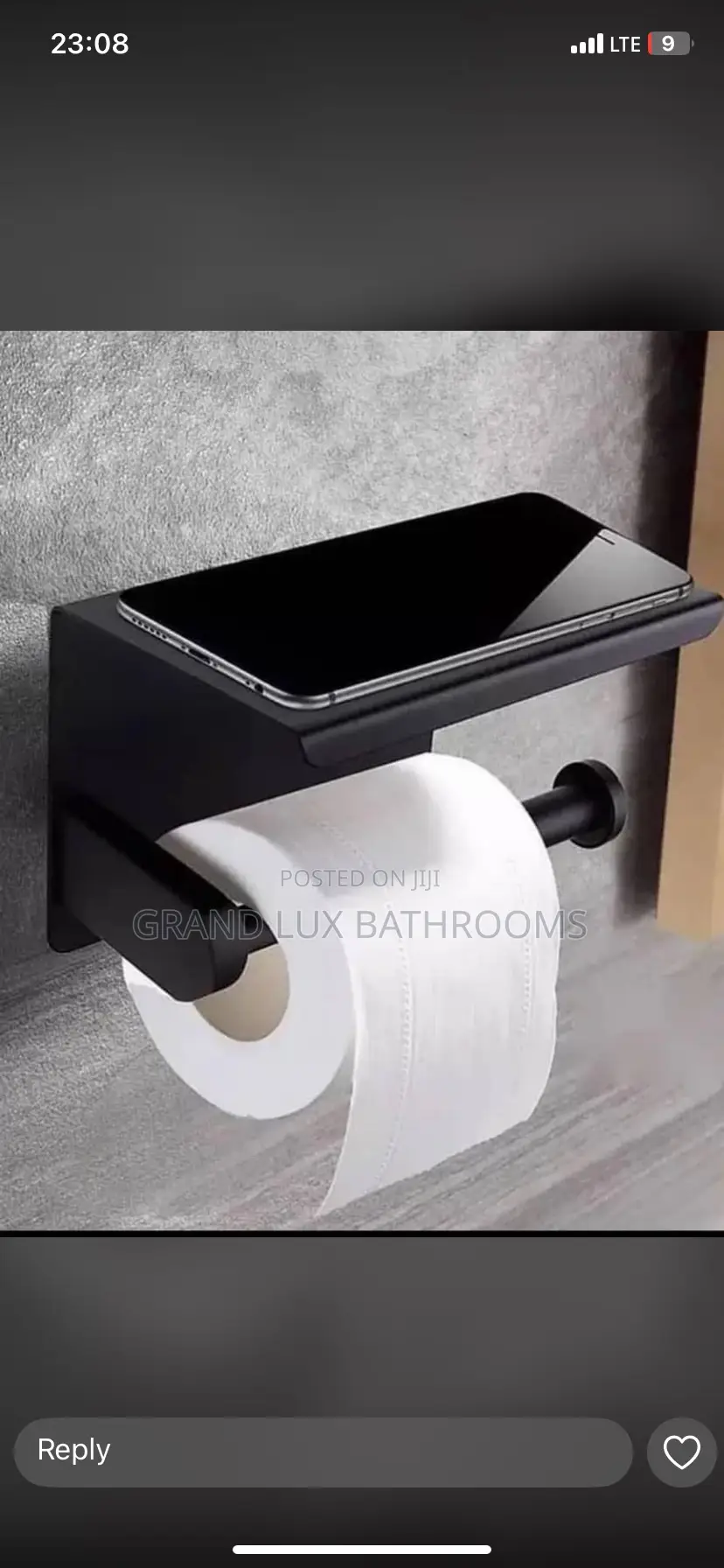 **"Modern Toilet Paper Holder With Overhang Roll Placement"*