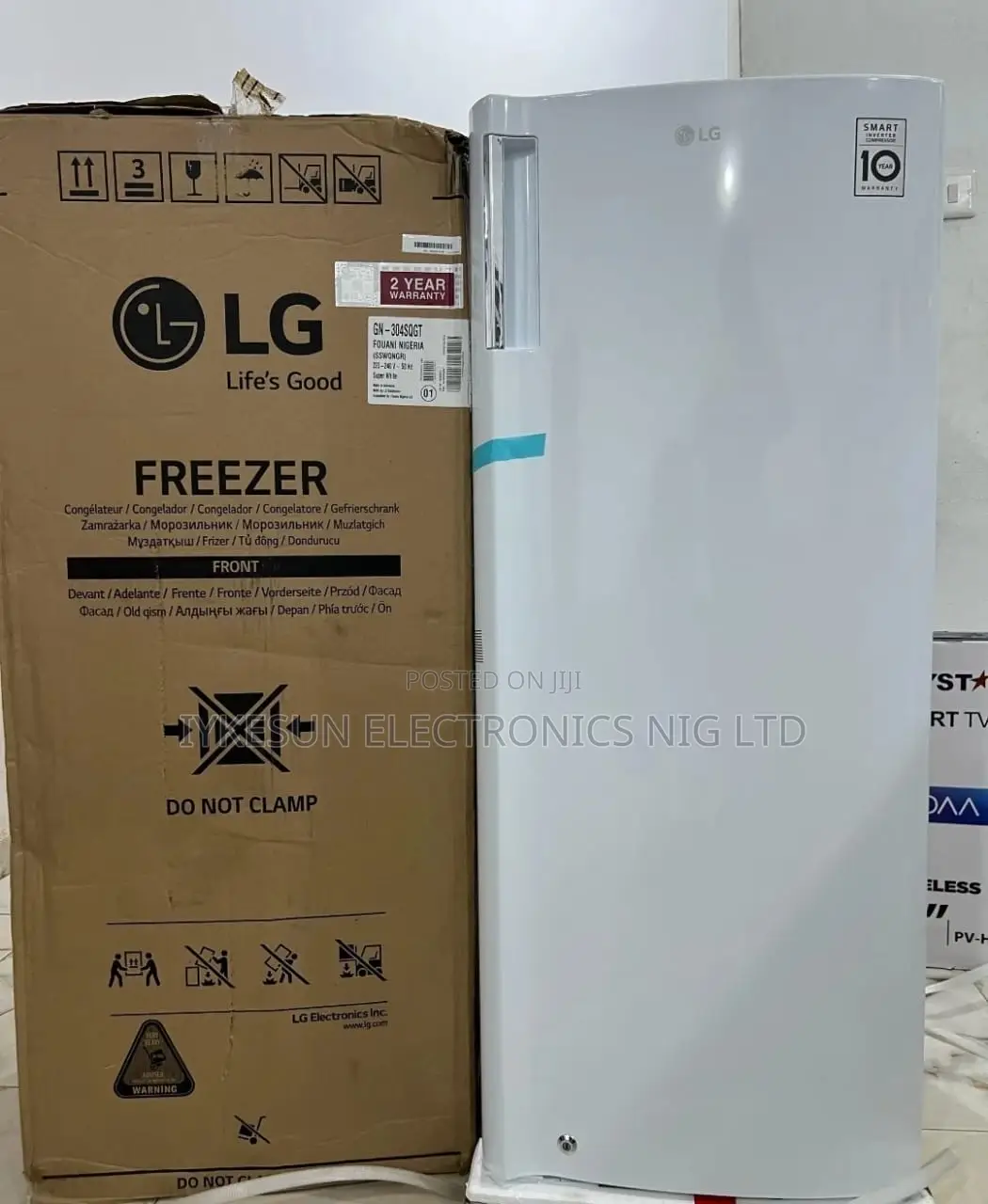 Original Lg Upright Freezer 6 Step 2 Years Warranty