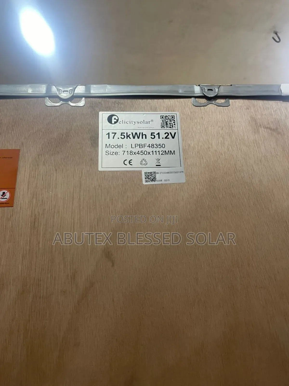 17.5kwh 51 2v Felicity Lithium Ion Battery