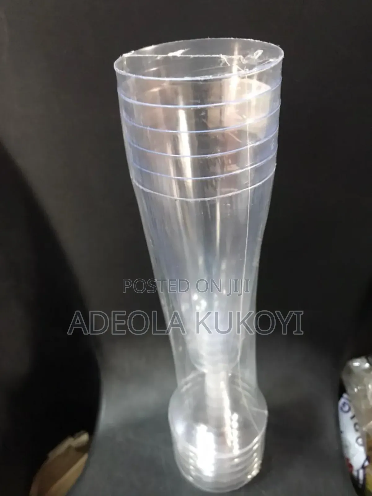Champagne Flutes Disposable Fancy Acrylic Cup- 12pcs