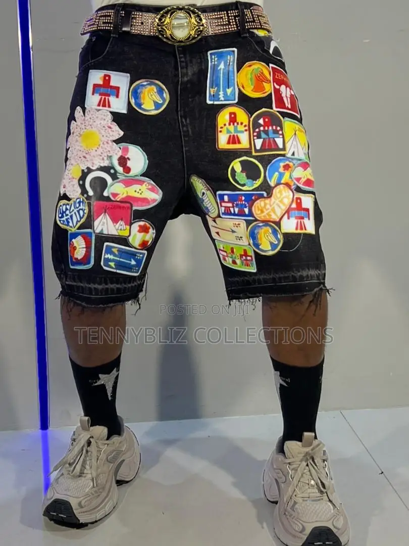 Wizkid-Inspired Most Wanted Luxury Quality Jeans Short