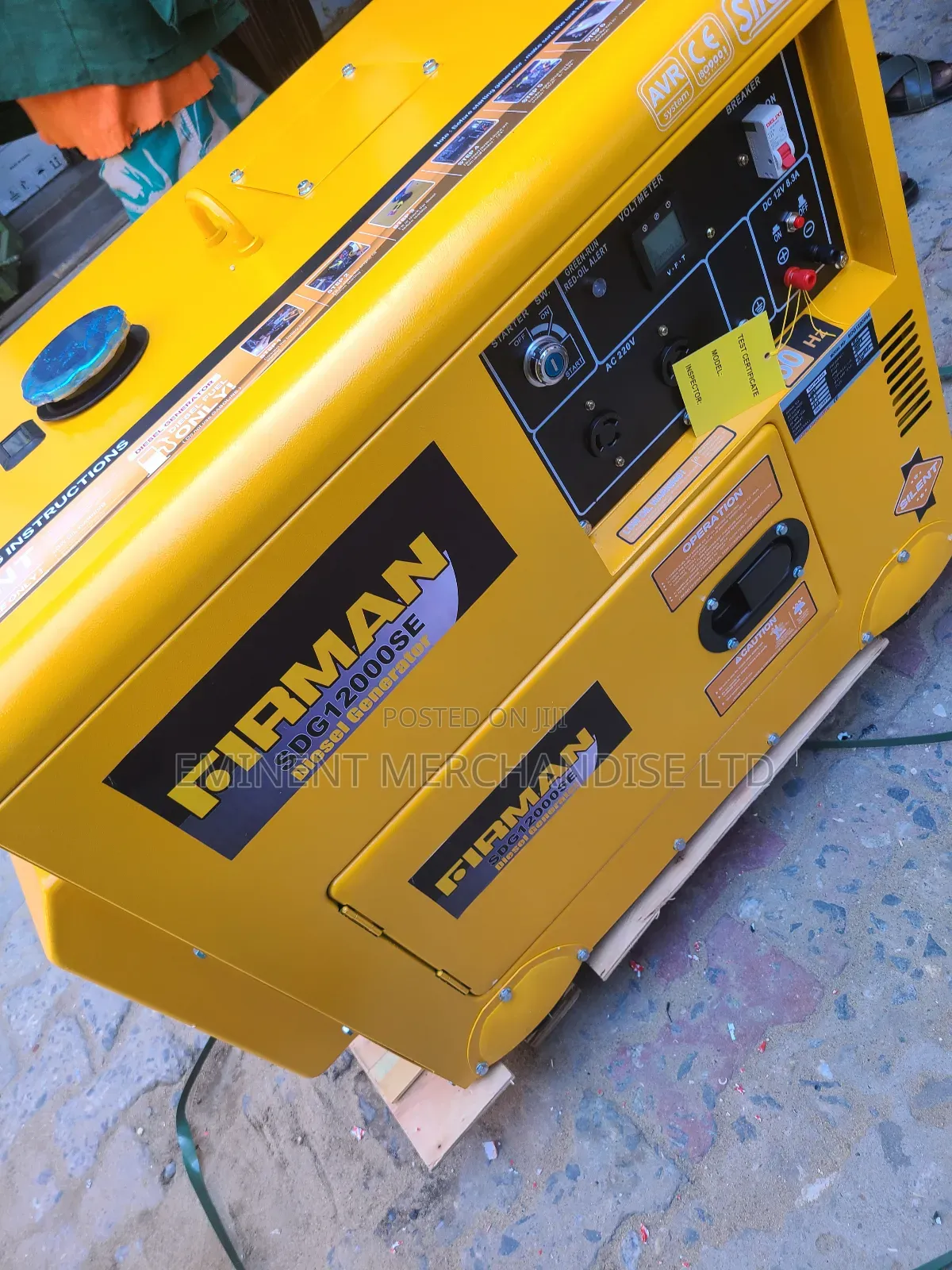 12kva Yellow Big Firman Soundproof
