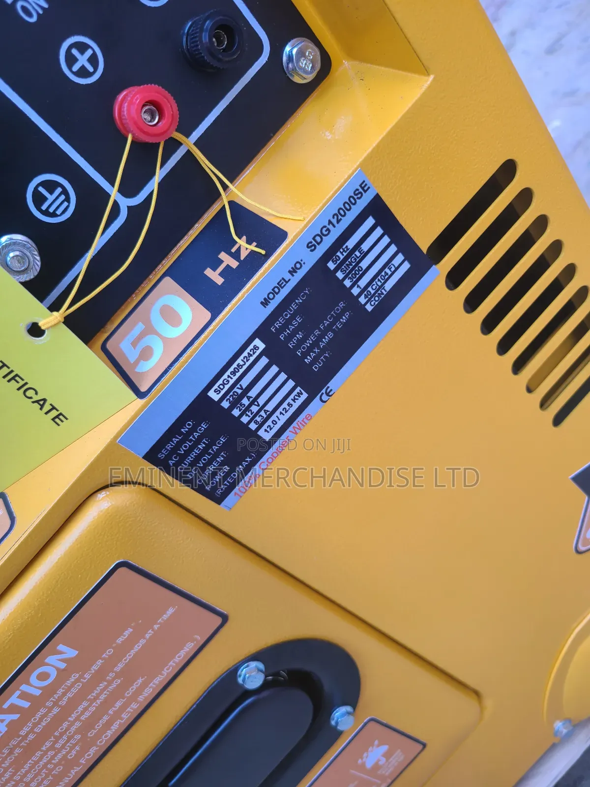 12kva Yellow Big Firman Soundproof