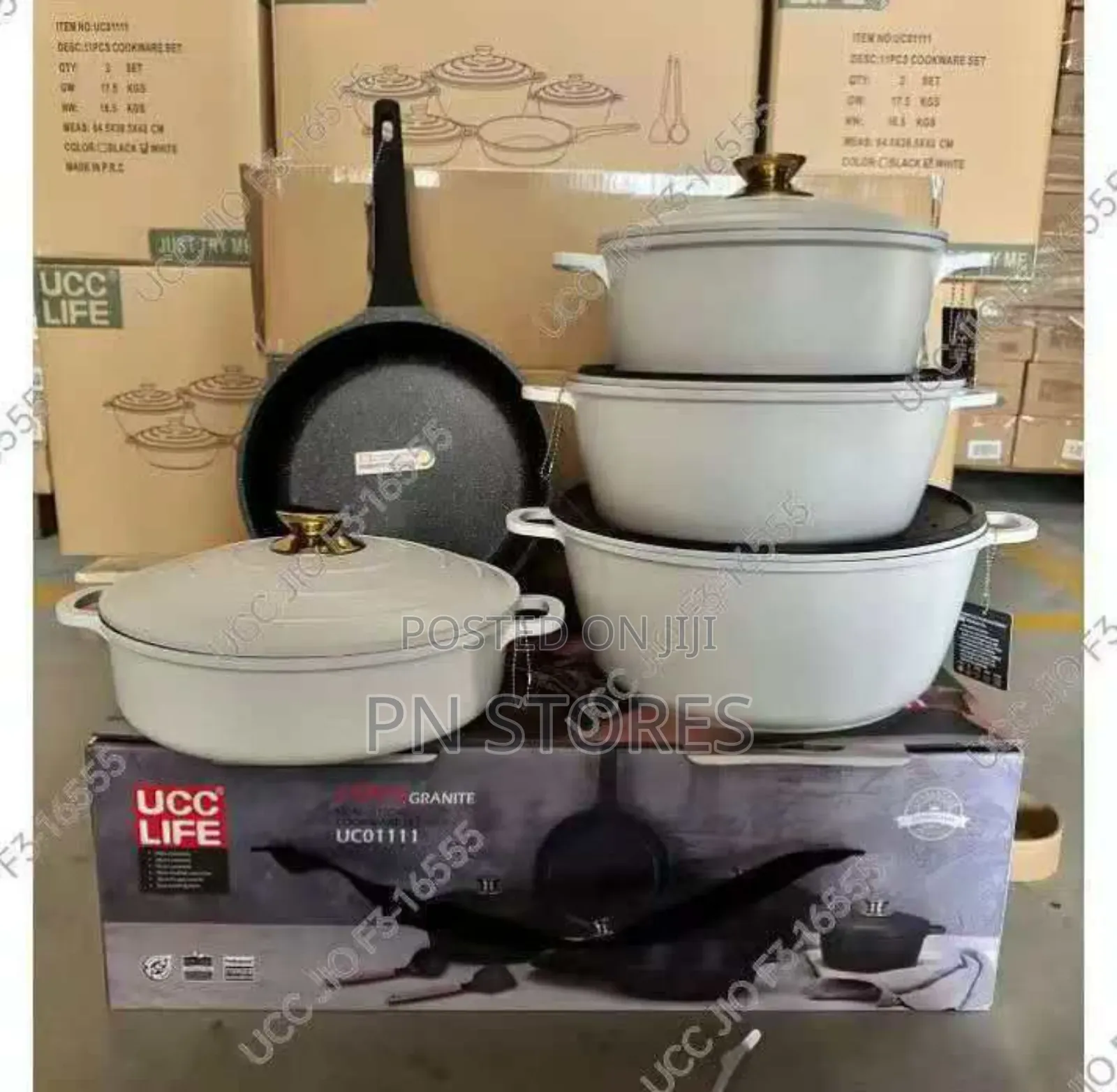 Hausa Roland 9 PCS Die-Cast Non-Stick Aluminium Cookware Set