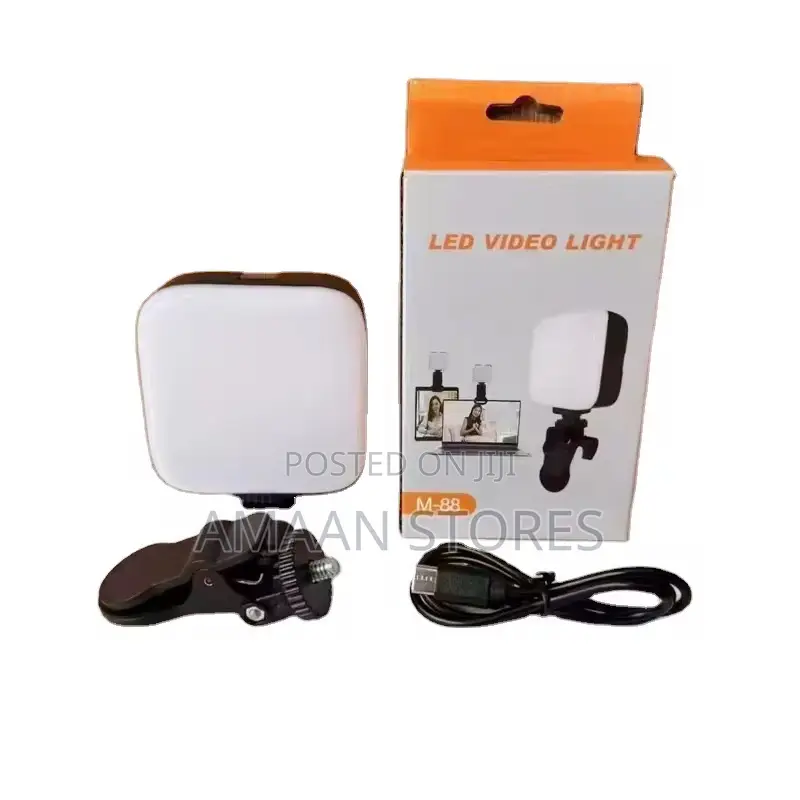 M-88 Led Video Light For Camera Tripod Smartphone