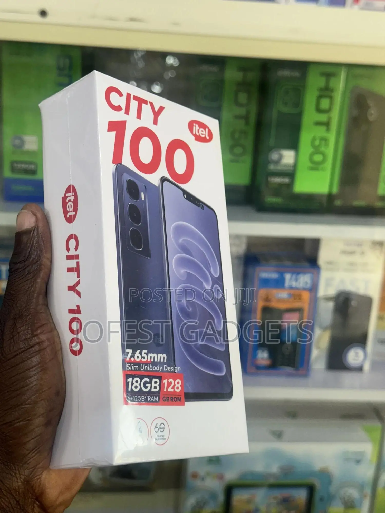 New Itel City 100 128 GB Blue
