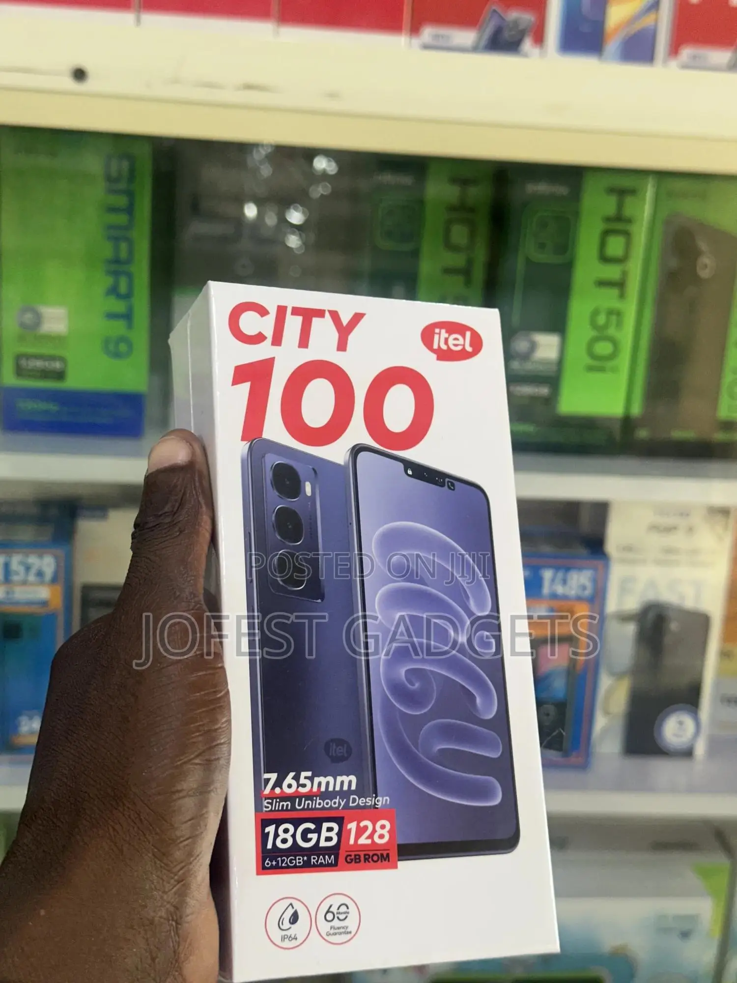 New Itel City 100 128 GB Blue