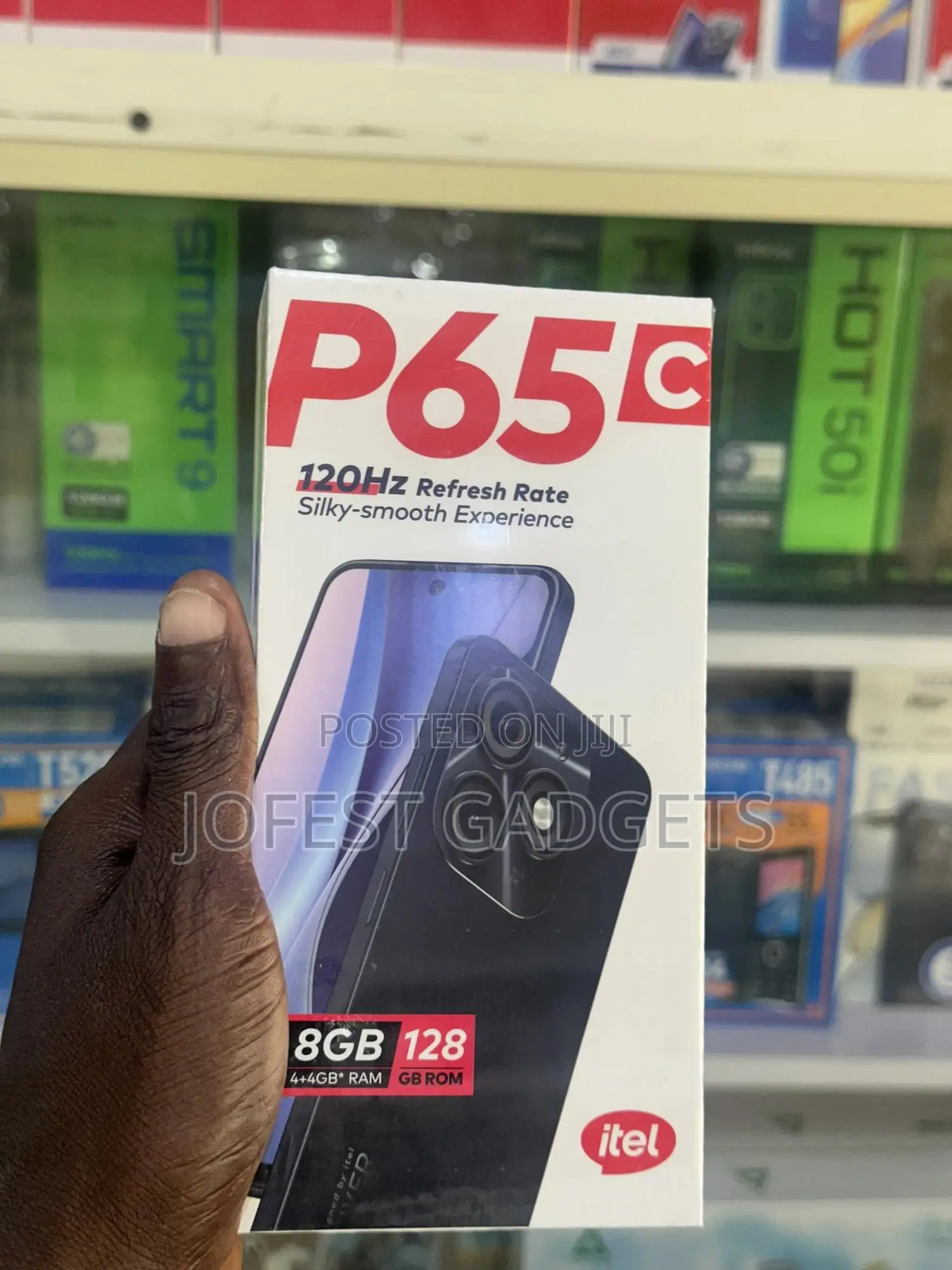 New Itel P65C 128 GB Black