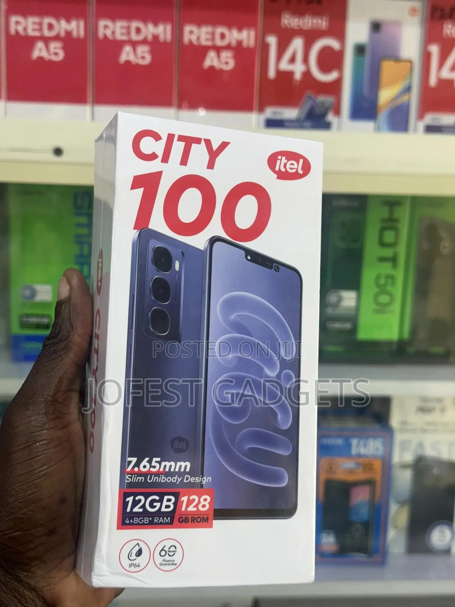 New Itel City 100 128 GB Black