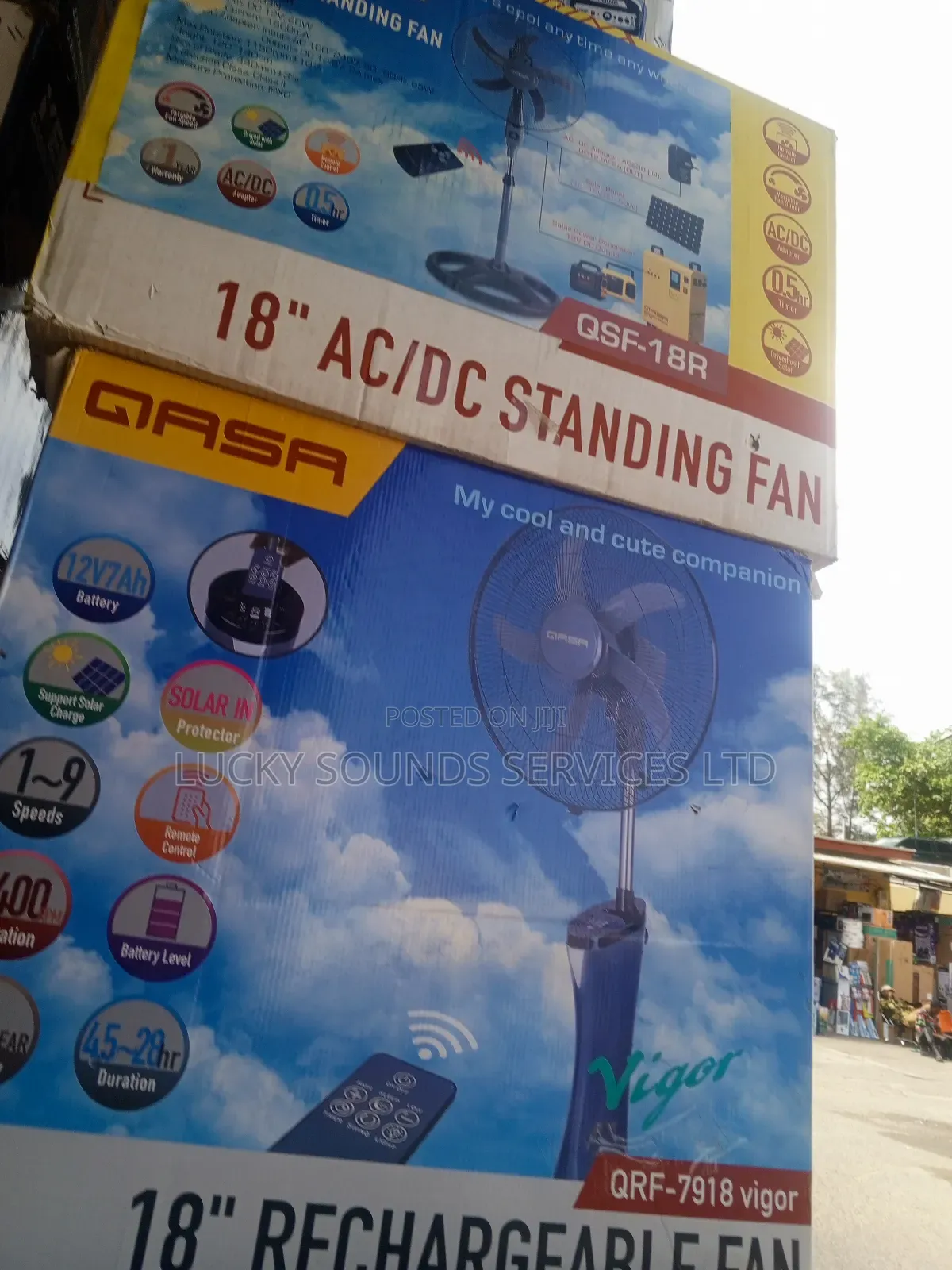 Gasa Rechargeable Fan 18"