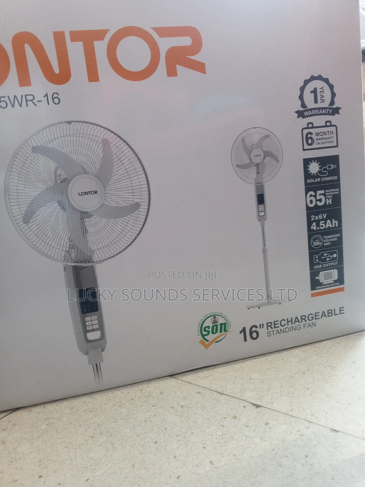 Lontor Rechargeable Fan