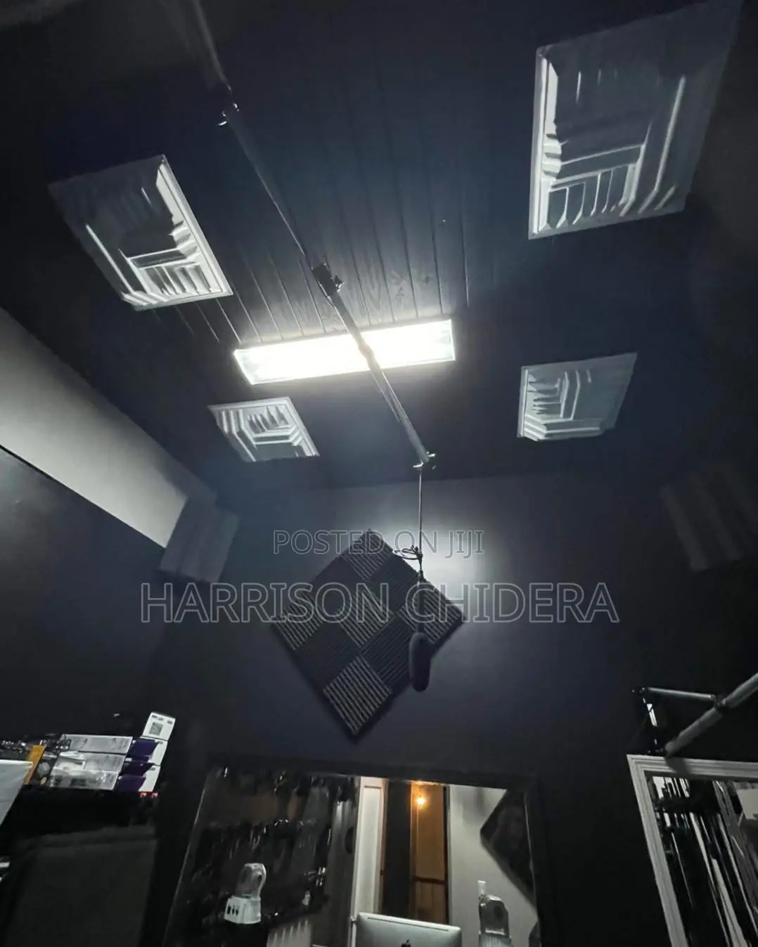 Acoustic Foam Installation