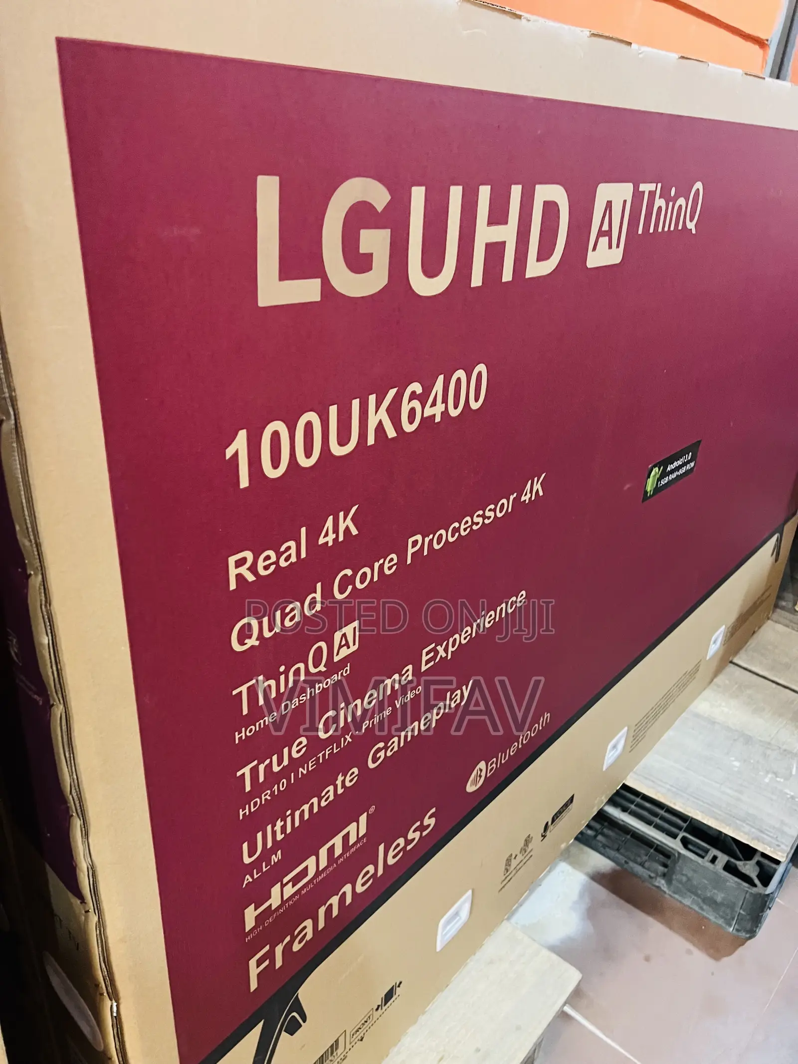 Lg 100inches Flameless Smart Tv