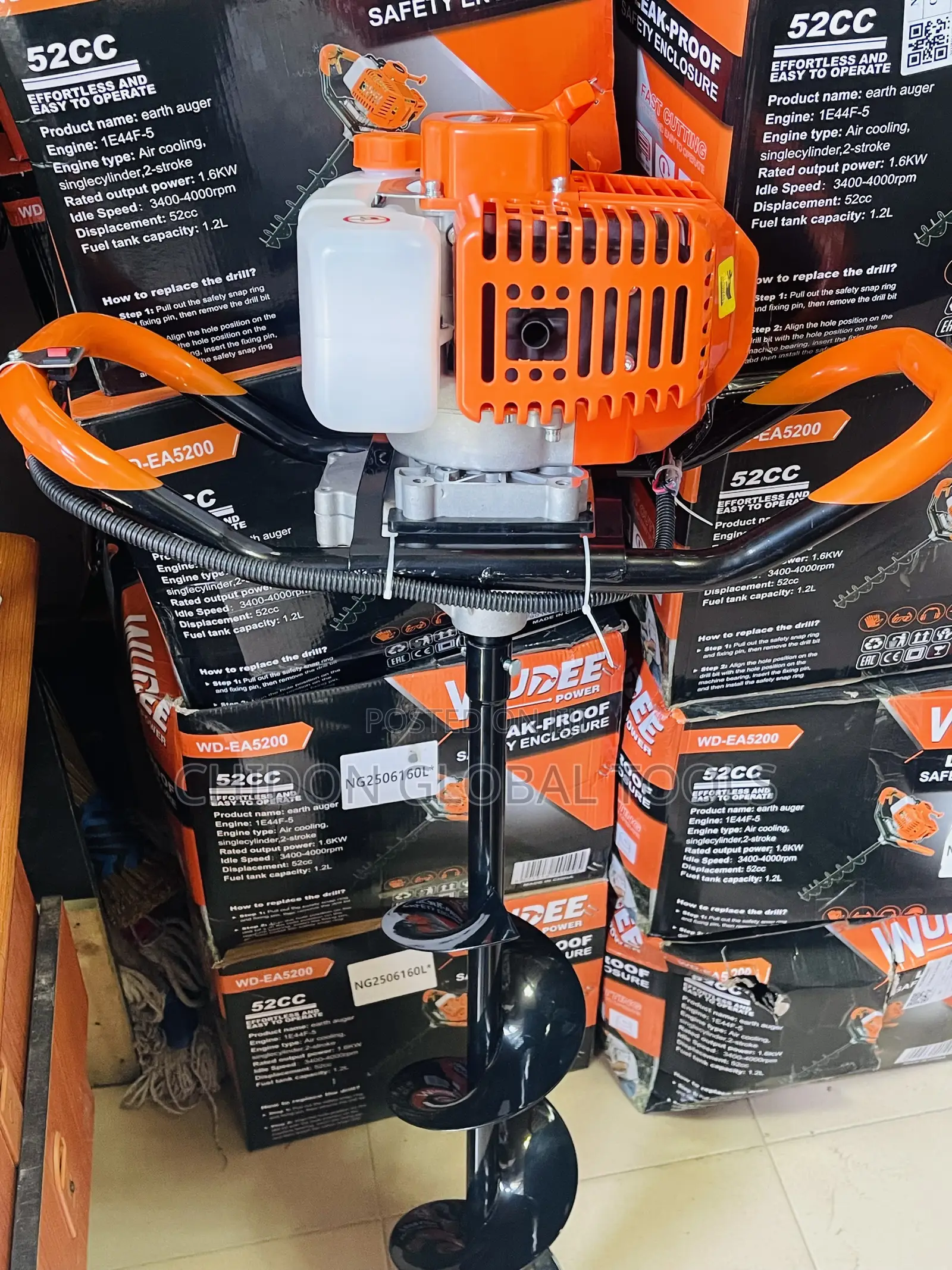 Earth Aurger Machine 52cc
