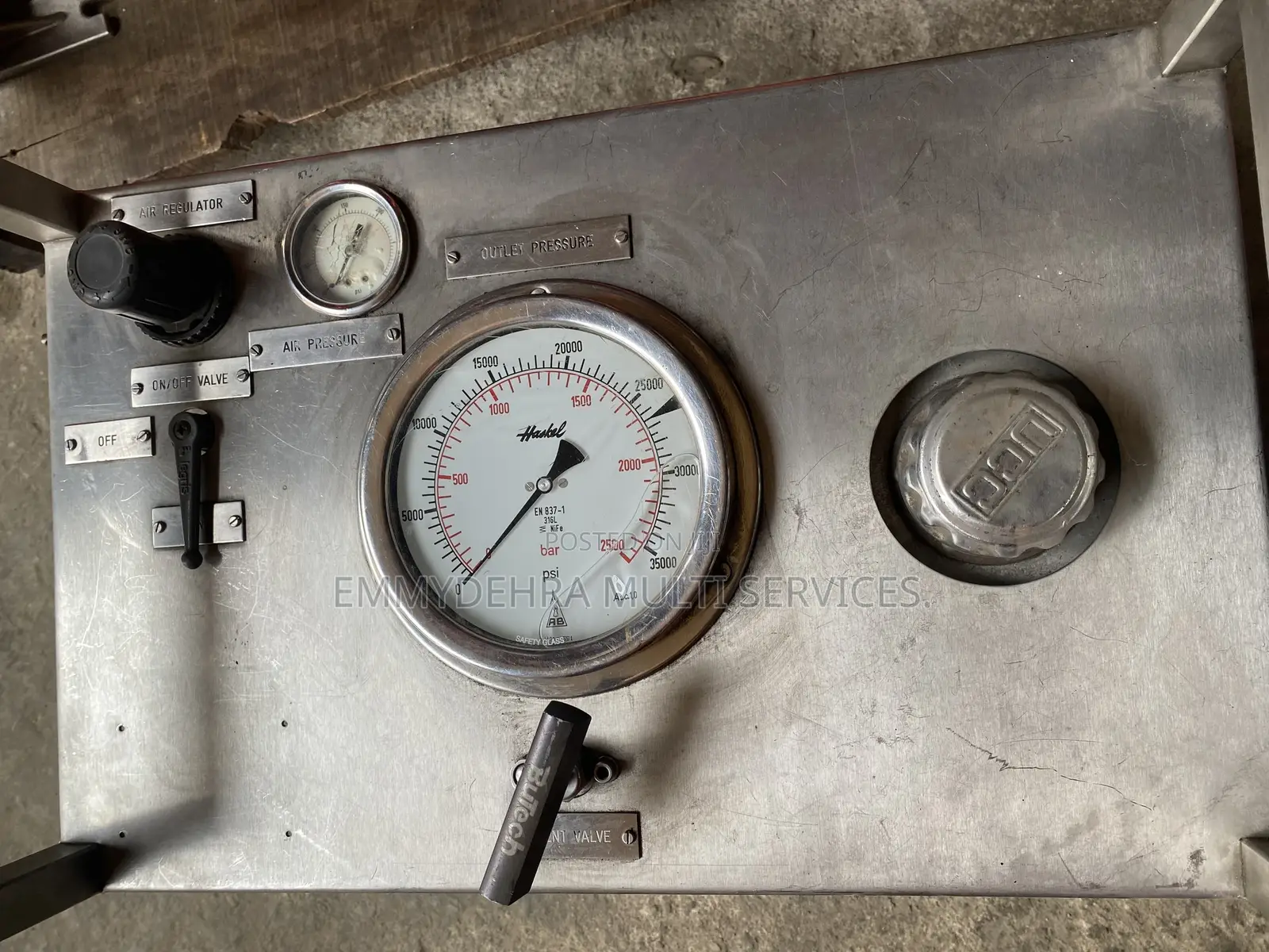 Haskel Pressure Test Pump