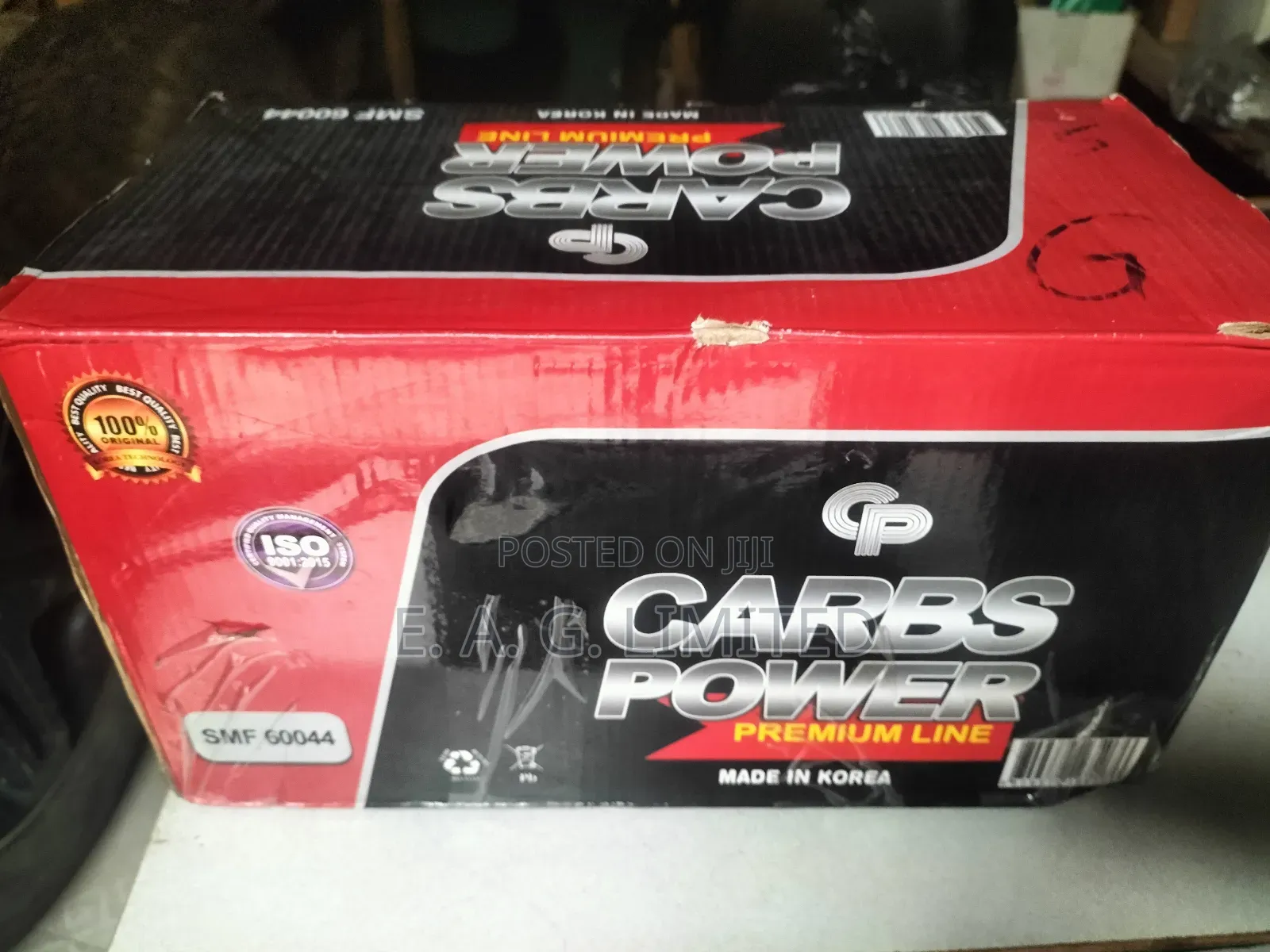 Carbs Power Premium Line 12v 100ah Battery Made in Korea