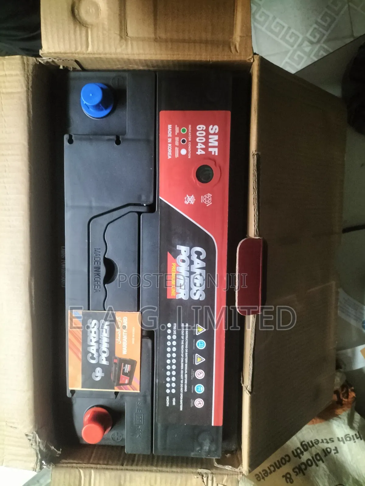 Carbs Power Premium Line 12v 100ah Battery Made in Korea