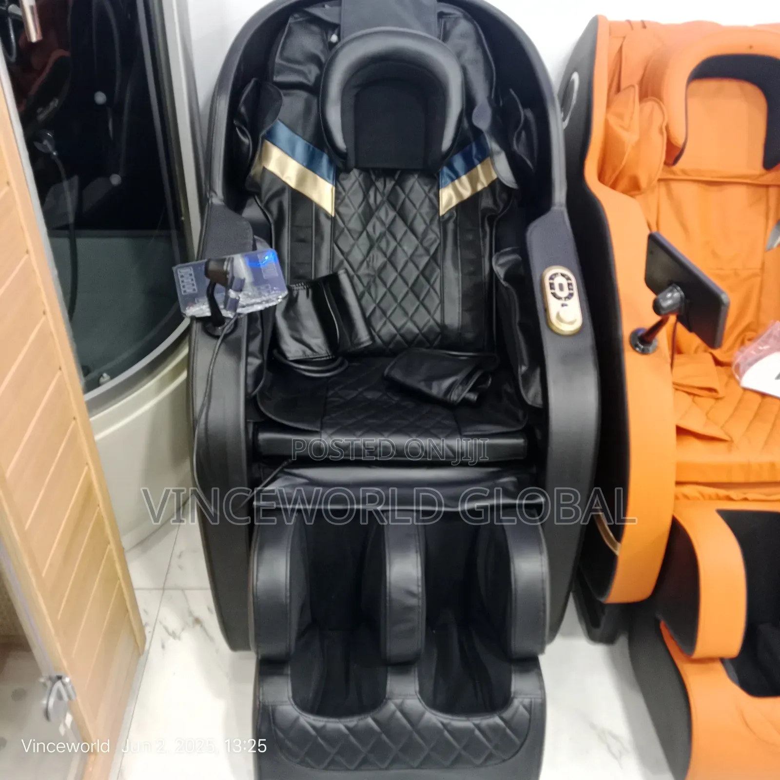 Black Full Body Massage Chair