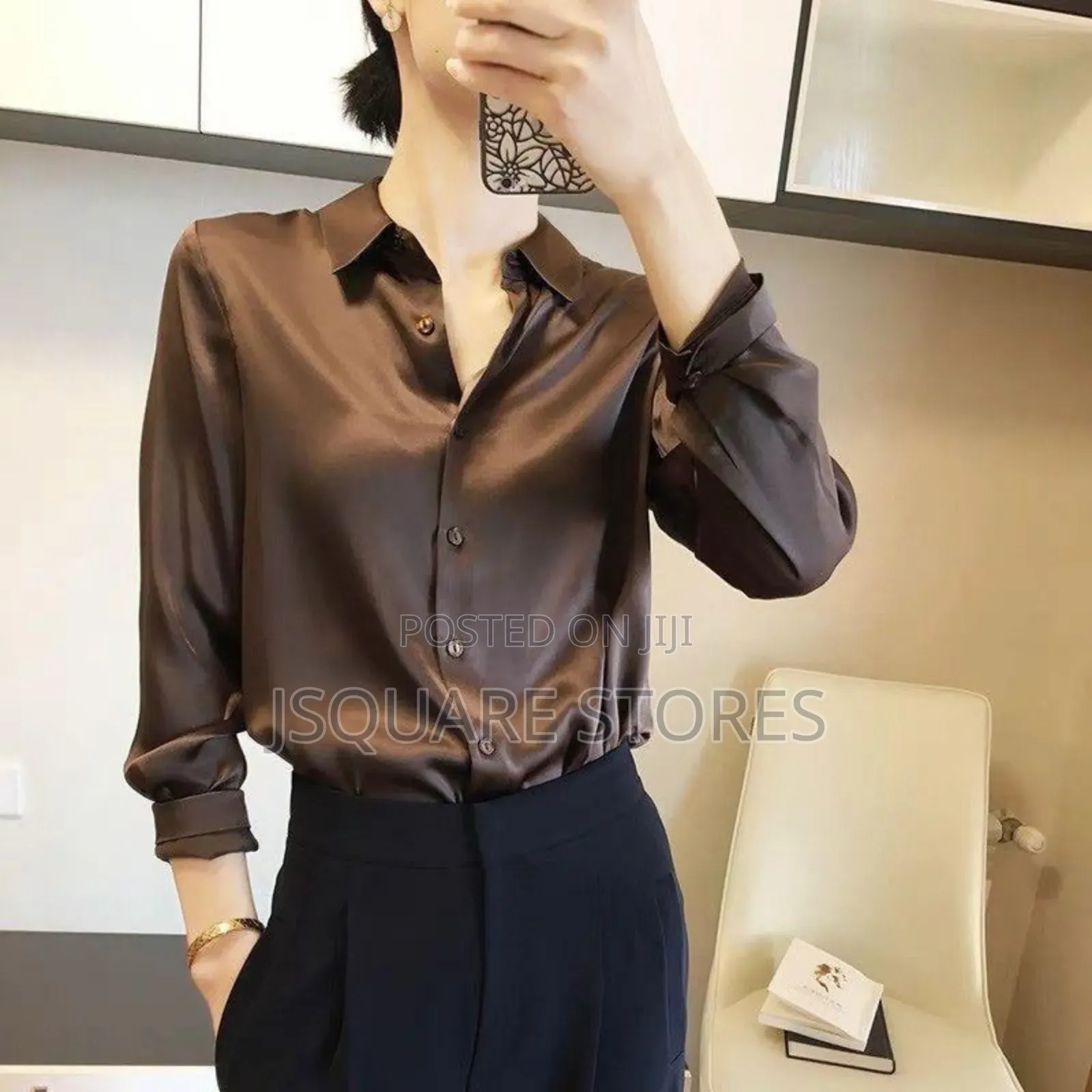 Ladies Silk Shirt